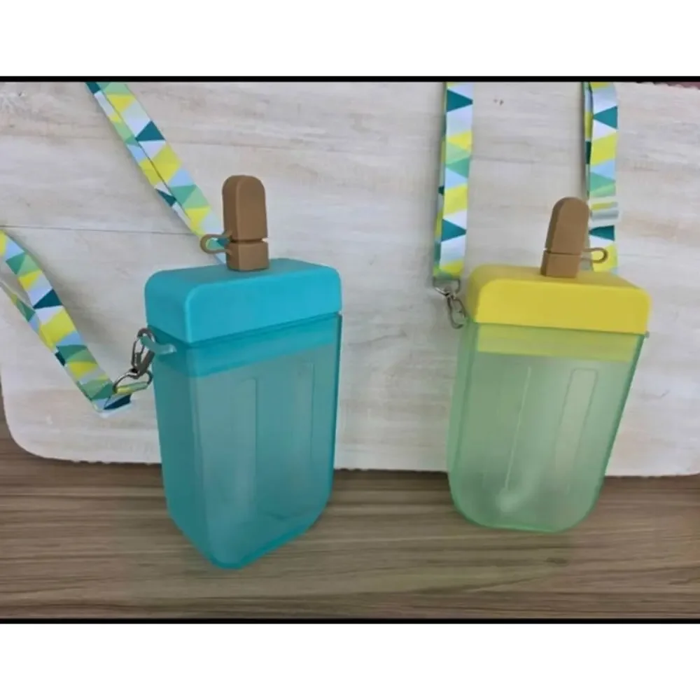 2 Kawaii Ice Cream / POPCICLE Water Bottle / travel cup / set of 2